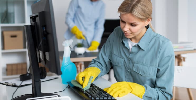 Recurring cleaning plan notes for a home or office