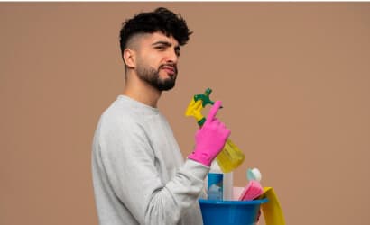 Post-construction cleaning for refreshed spaces support
