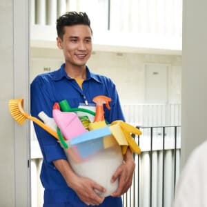 Lista de limpieza usada para revisar una solicitud residencial o comercial